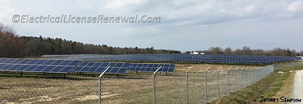 Article 691 covers large-scale PV facilities with a generating capacity of no less than 5000 kW, and not under exclusive utility control.